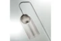 27 Inch Gunmetal Orb + Smoke Glass Drop Shade Task Table Lamp - Detail
