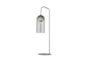 27 Inch Gunmetal Orb + Smoke Glass Drop Shade Task Table Lamp - Signature