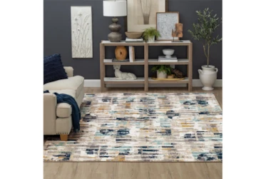 6'6"X9'6" Rug-Provenance Majolica Blue By Drew & Jonathan for Living Spaces