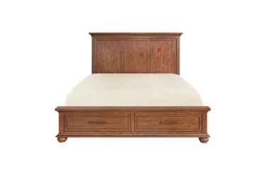 Cal Eastern King Panel Bed With Storage
