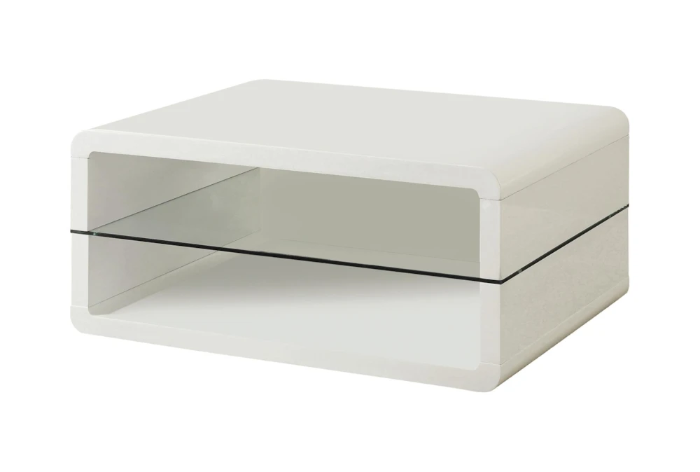 Callan Glass Coffee Table With Storage
