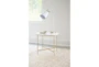 Juliana Round Marble End Table - Detail