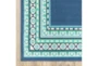 5'3"X7'6" Outdoor Rug-Meaza Border - Detail