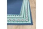 7'10" Round Outdoor Rug-Meaza Border - Detail