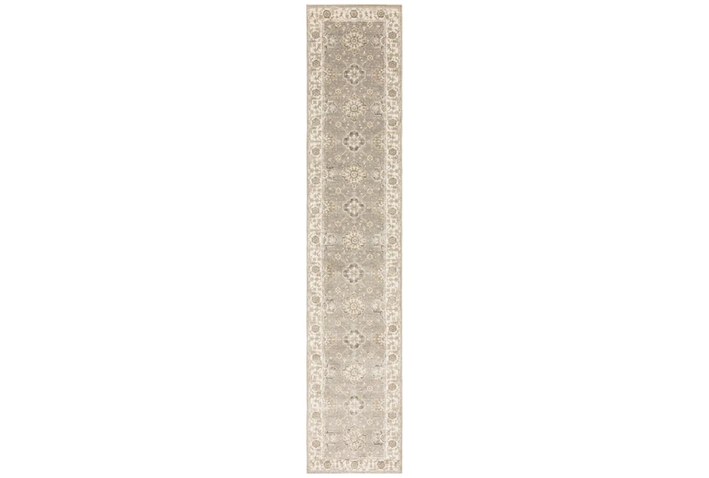 2' 6"X12' Rug-Anona Traditional Blooms