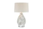 26.5" White Wash Hydrocal Table Lamp - Signature