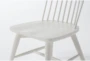 Edward Winter White Windsor Side Chair - Detail