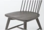Edward Urban Grey Windsor Side Chair - Detail
