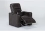 Sortino Brown Home Theater Power Recliner With Table - Side