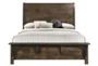Dominick King Wood Panel Bed - Detail