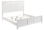 Juliana White Queen Wood Panel Bed - Detail