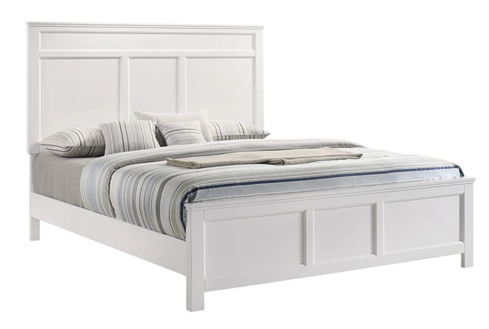 Juliana White Queen Wood Panel Bed