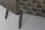 Dark Brown Reclaimed Pine Small Sideboard - Detail