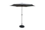 Market Outdoor Gray 9' Umbrella With Round Base - Signature