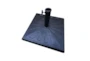 Market Outdoor Navy 9' Umbrella With Square Base - Detail