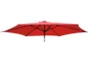 Market Outdoor Red 9' Umbrella With Square Base - Detail