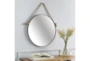 24"X24" Round Metal Wall Mirror - Room