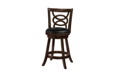 Esther 25" Swivel Counter Stool- Set Of 2