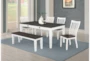 Dahlinger 78" Dining Set With Bench For 6 - Signature