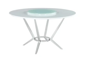 Jaime Round Dining Table With Lazy Susan