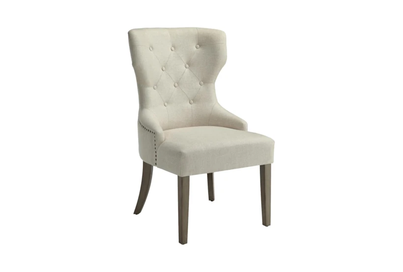 Katherine Beige Upholstered Dining Chair - 360