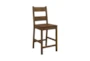 Mcintyre 25" Counter Stool With Back Set Of 2 - Front
