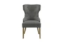 Katherine Grey Upholstered Dining Chair - Front