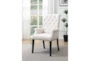 Eleanor Beige Upholstered Dining Arm Chair - Detail