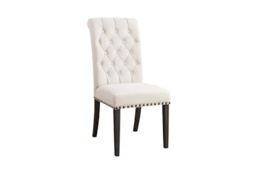 Eleanor Beige Upholstered Dining Side Chair- Set Of 2