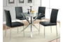 Brock 41" Glass Kitchen Dining Table - Room