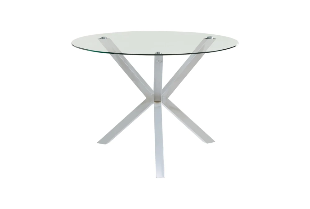 Brock 41" Glass Kitchen Dining Table