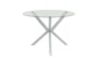Brock 41" Glass Kitchen Dining Table - Signature