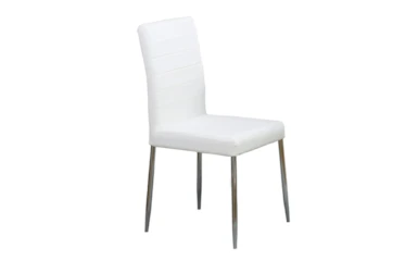 Brock White Upholstered Dining Chair- Set Of 4