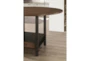 Jarvis Round Drop Leaf Counter Table - Detail