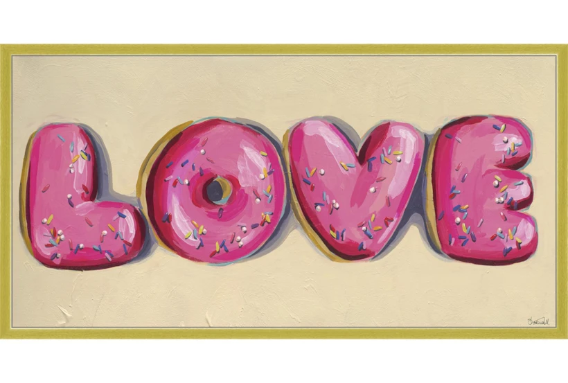 50X26 Donut Love With Gold Frame - 360