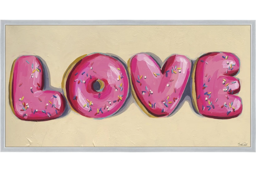 50X26 Donut Love With Silver Frame - 360