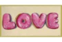 56X29 Donut Love With Gold Frame - Signature