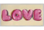56X29 Donut Love With Silver Frame - Signature