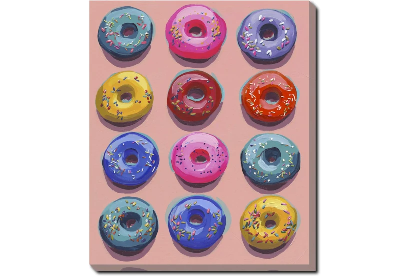 20X24 Dozen Donuts Ii With Gallery Wrap Canvas - 360