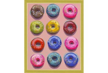 18X22 Dozen Donuts I With Gold Frame