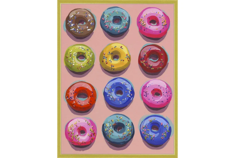 32X42 Dozen Donuts I With Gold Frame - 360