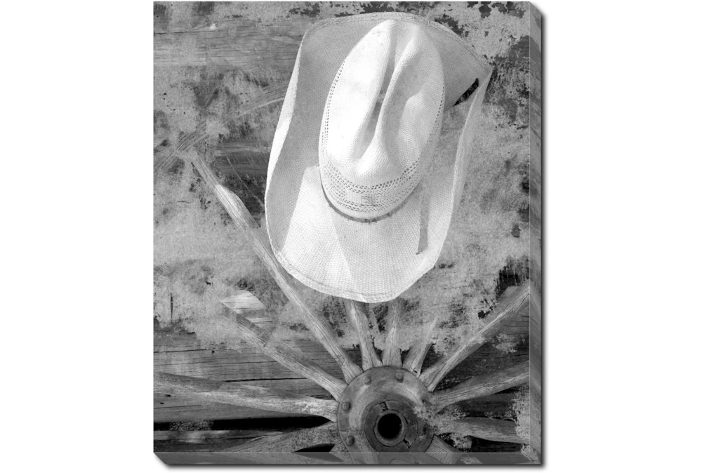 20X24 Cowboy Hat With Gallery Wrap Canvas