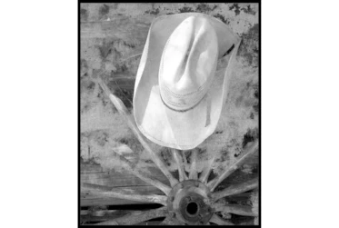 42X52 Cowboy Hat With Black Frame