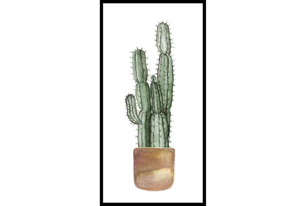 22X42 Tall Cactus With Black Frame