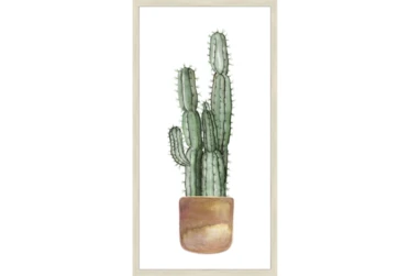 22X42 Tall Cactus With Birch Frame