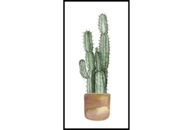 26X50 Tall Cactus With Black Frame