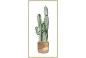 26X50 Tall Cactus With Champage Frame