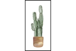 27X54 Tall Cactus With Black Frame