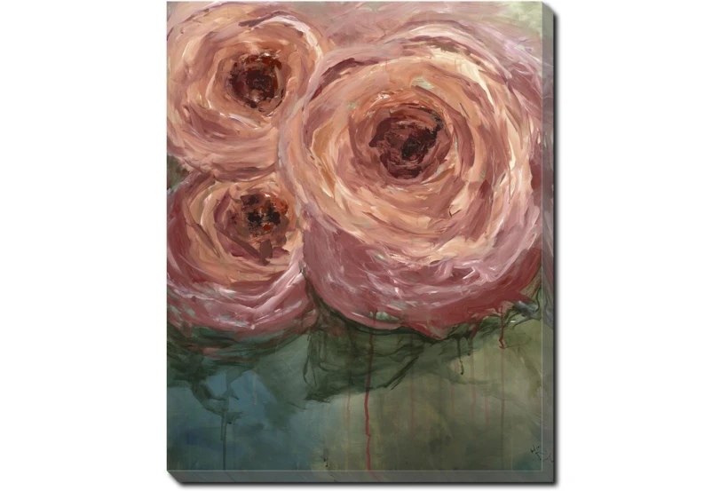40X50 Blushing Blooms With Gallery Wrap Canvas - 360