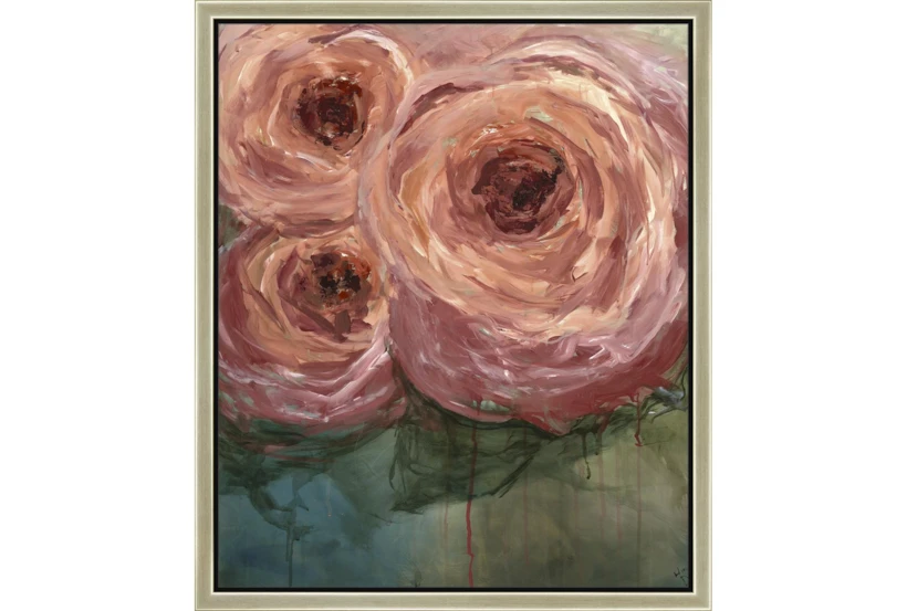 22X26 Blushing Blooms With Champage Frame - 360
